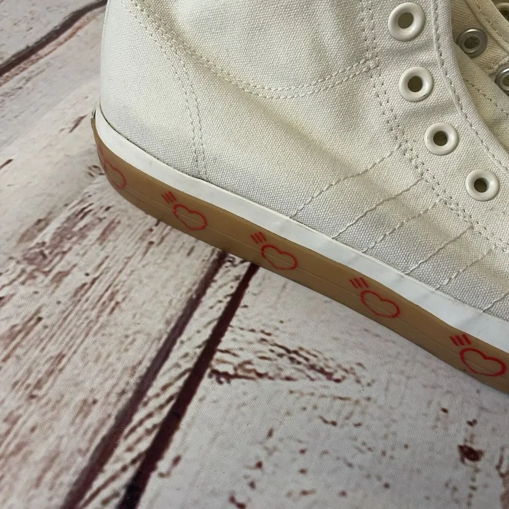 Adidas Nizza Hi Human Made Canvas Sneakers Off White FY5188 US Size 10 1/2 Men's